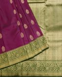 Purple Handwoven Kanjivaram Silk Saree T3751874