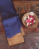 Blue  Handwoven Kanjivaram Silk Saree T3149341