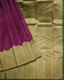 Purple Handwoven Kanjivaram Silk Saree T4169163