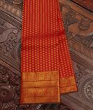 Red Handwoven Kanjivaram Silk Saree T3870591