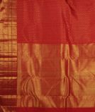 Red Handwoven Kanjivaram Silk Saree T3870594