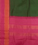 Green Handwoven Kanjivaram Silk Saree T4190544