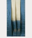 White Handwoven Kanjivaram Silk Saree T4196012