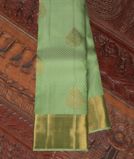 Green Handwoven Kanjivaram Silk Saree T4196631