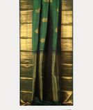 Green Handwoven Kanjivaram Silk Saree T4070042