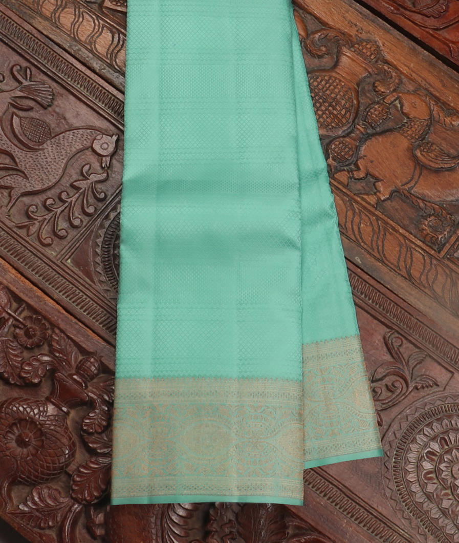 Green Handwoven Kanjivaram Silk Saree T418783-image