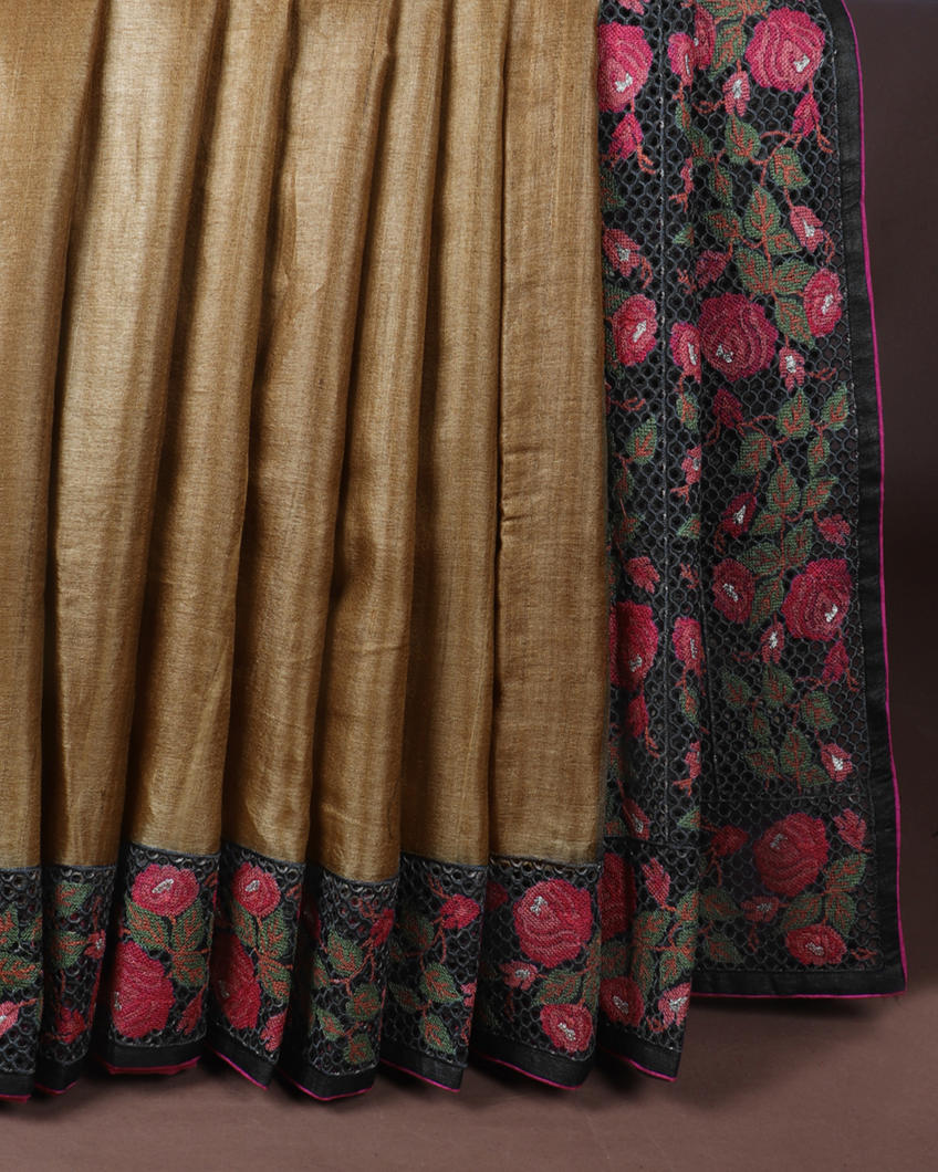 dark-beige-tussar-cutwork-saree-t421494-t421494-d