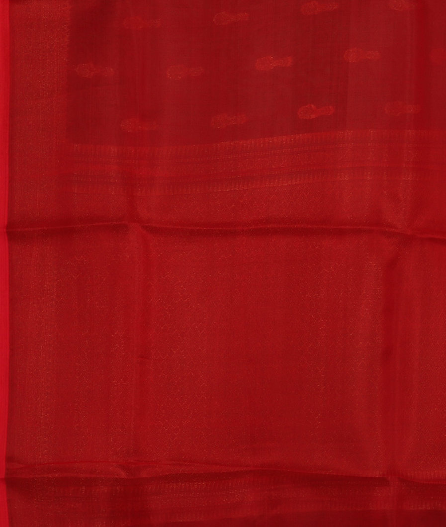 Green Banaras Organza Saree T3998393