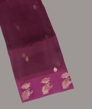 Purple Banaras Organza Saree T3863311