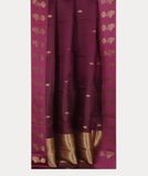 Purple Banaras Organza Saree T3863312