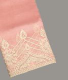 Pink Kora Organza Embroidery Saree T4131681