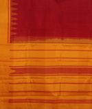 Red Handwoven Kanjivaram Silk Saree T2439974