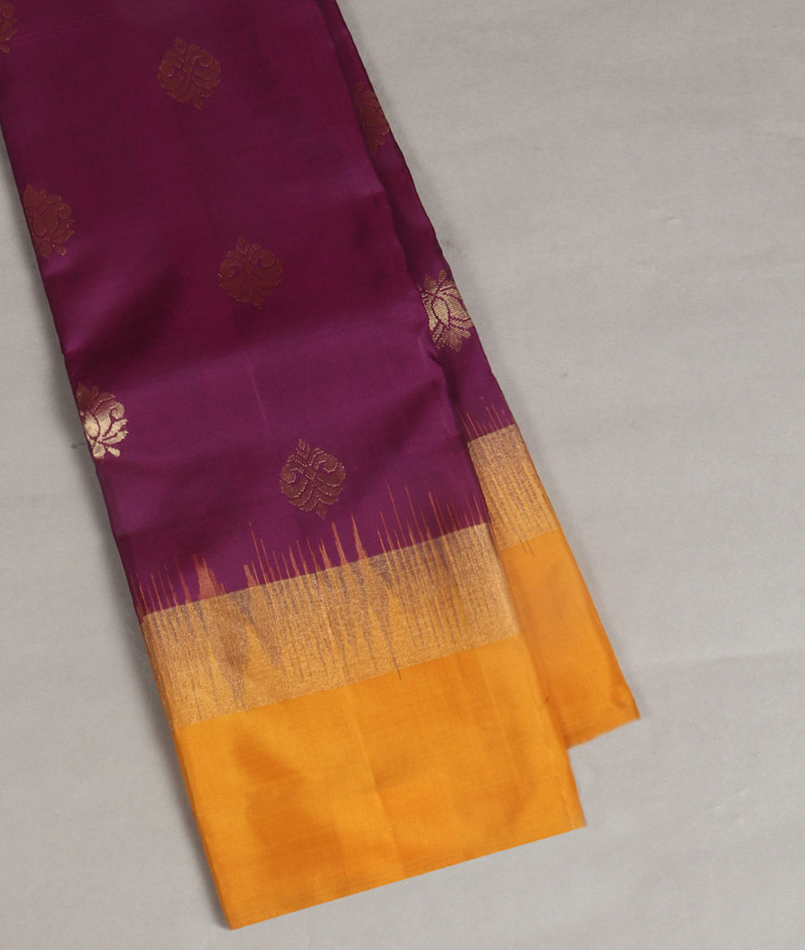 Purple Soft Silk Saree T421145-image