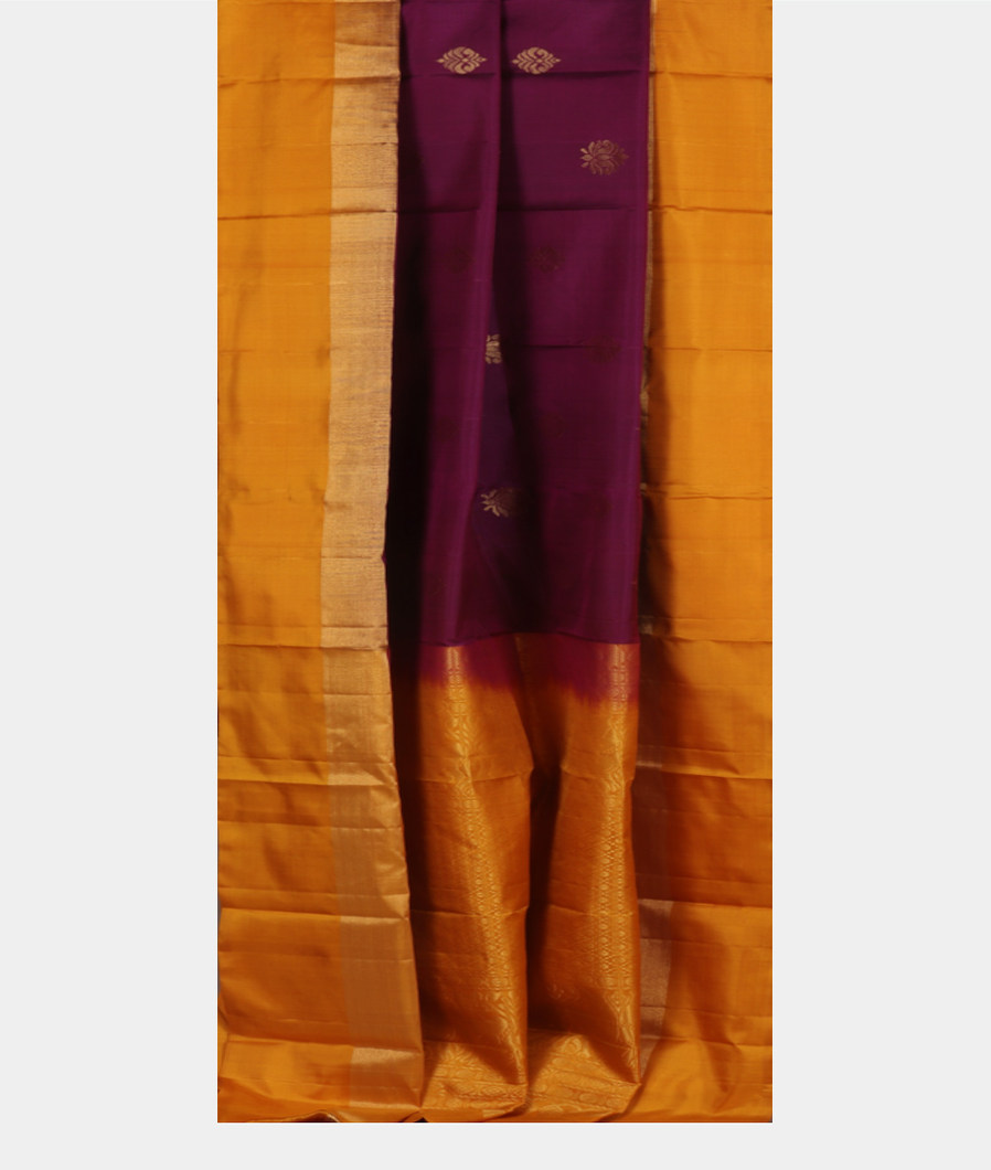Purple Soft Silk Saree T4211452