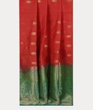 Red Handwoven Kanjivaram Silk Saree T2739202