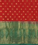 Red Handwoven Kanjivaram Silk Saree T2739204