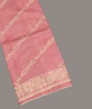 Pink Tussar Embroidery Saree T3997531