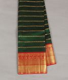 Green Handwoven Kanjivaram Silk Saree T3077481