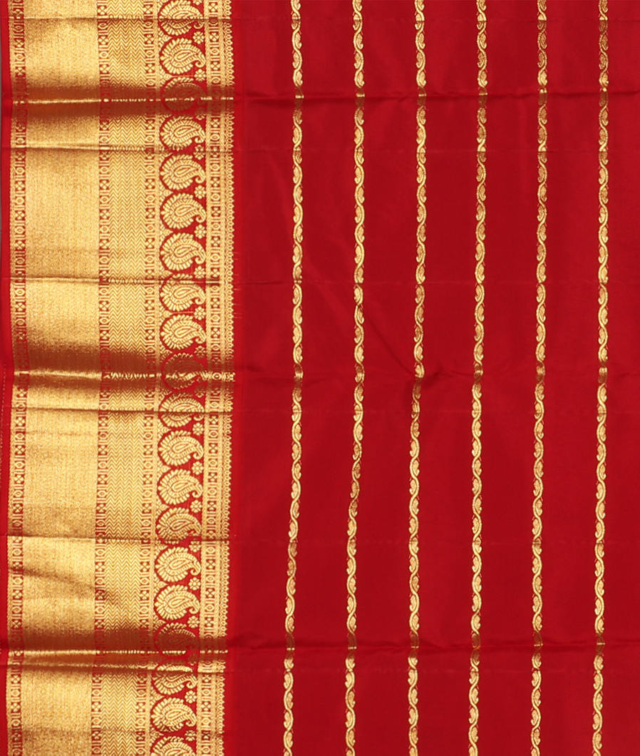 Green Handwoven Kanjivaram Silk Saree T3077483