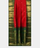 Red Handwoven Kanjivaram Silk Saree T3371982