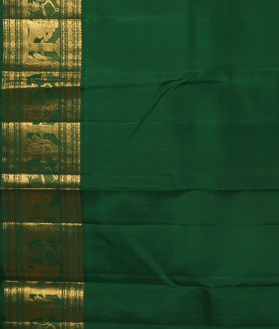 Red Handwoven Kanjivaram Silk Saree T3371983