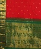 Red Handwoven Kanjivaram Silk Saree T3371984