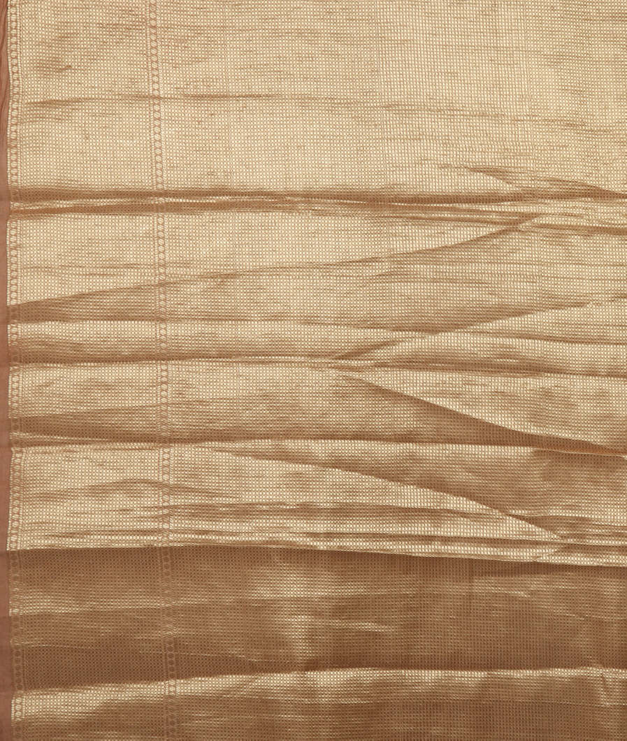 Grey Kora Organza Embroidery Saree T4003143