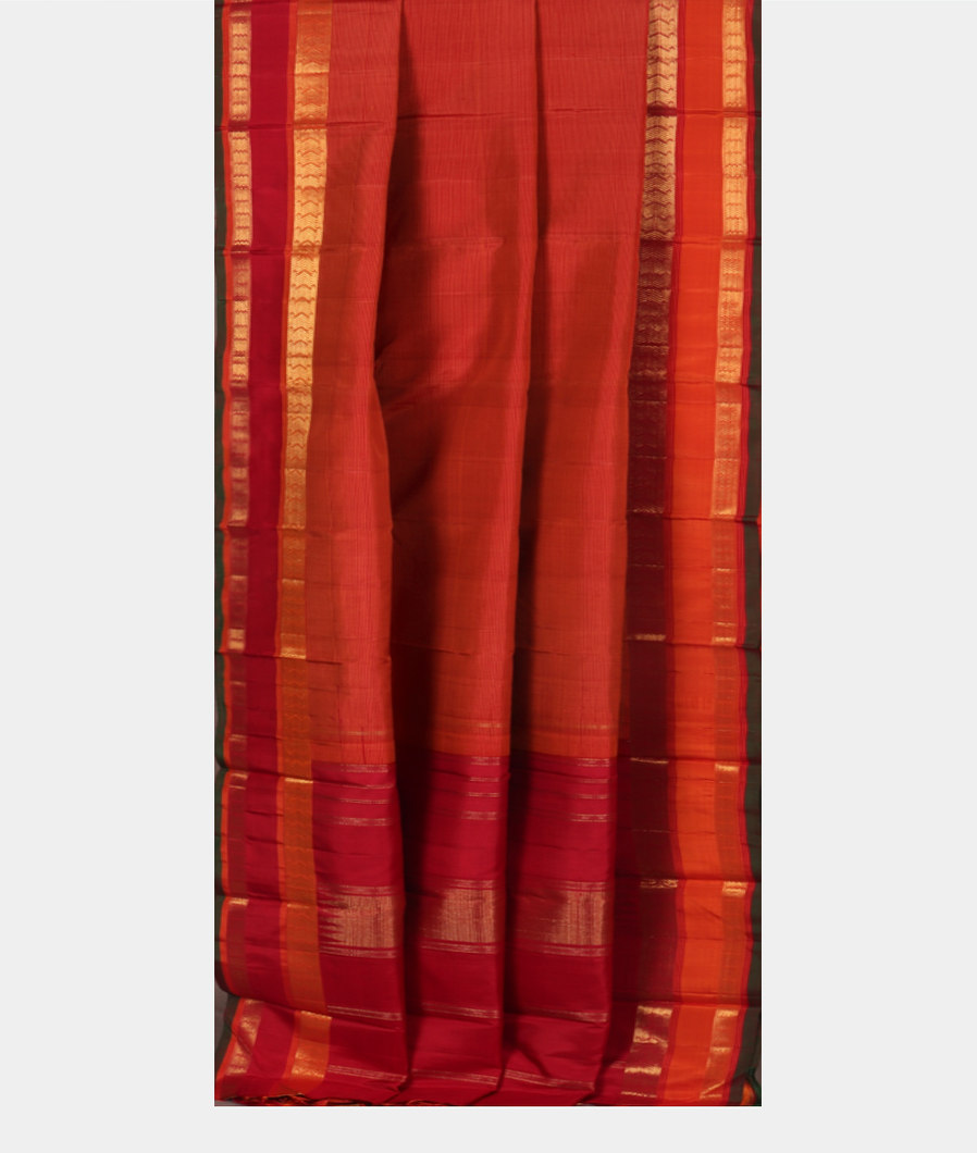 Maroon Handwoven Kanjivaram Silk Saree T2097622