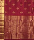 Maroon Handwoven Kanjivaram Silk Saree T3894614