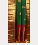 Green Handwoven Kanjivaram Silk Saree T3977012
