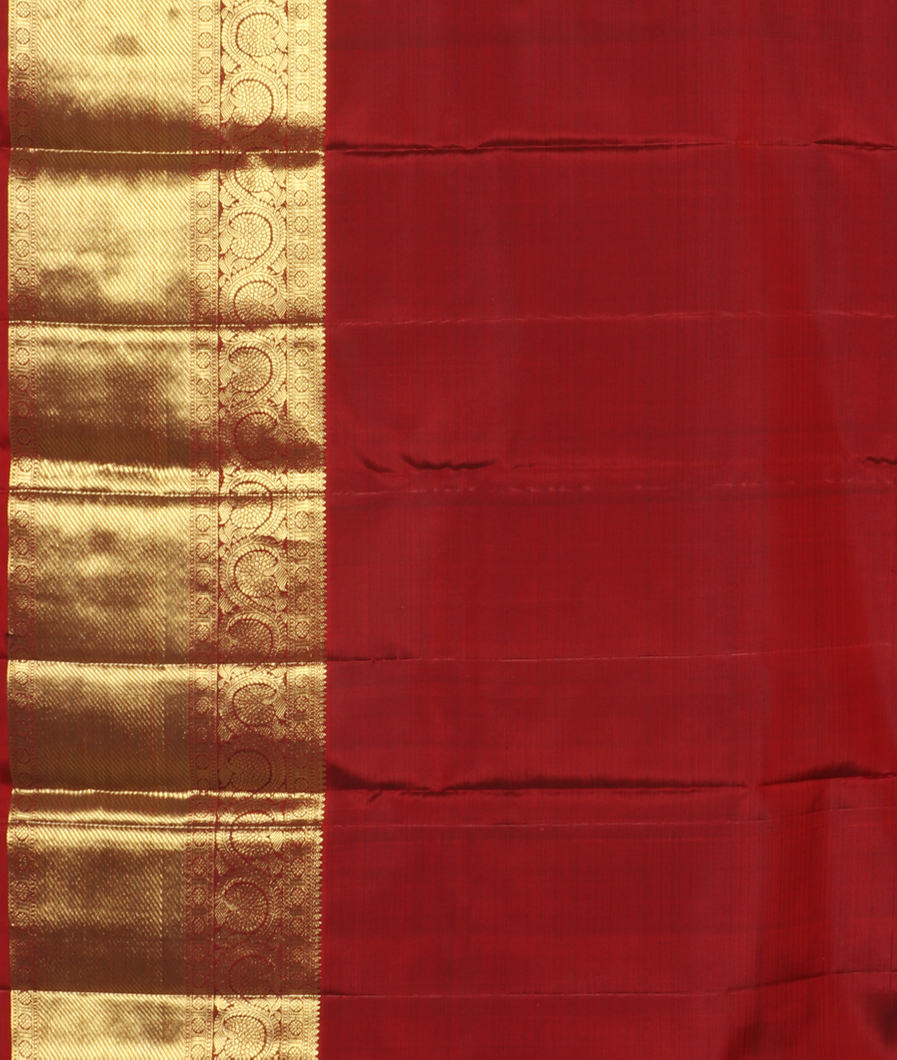 Green Handwoven Kanjivaram Silk Saree T3977013