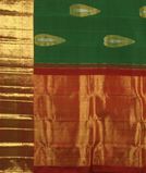 Green Handwoven Kanjivaram Silk Saree T3977014