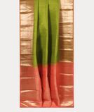 Green Handwoven Kanjivaram Silk Saree T3420712