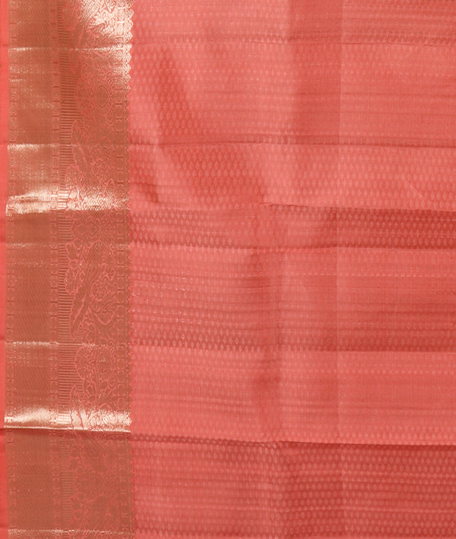 Green Handwoven Kanjivaram Silk Saree T3420713