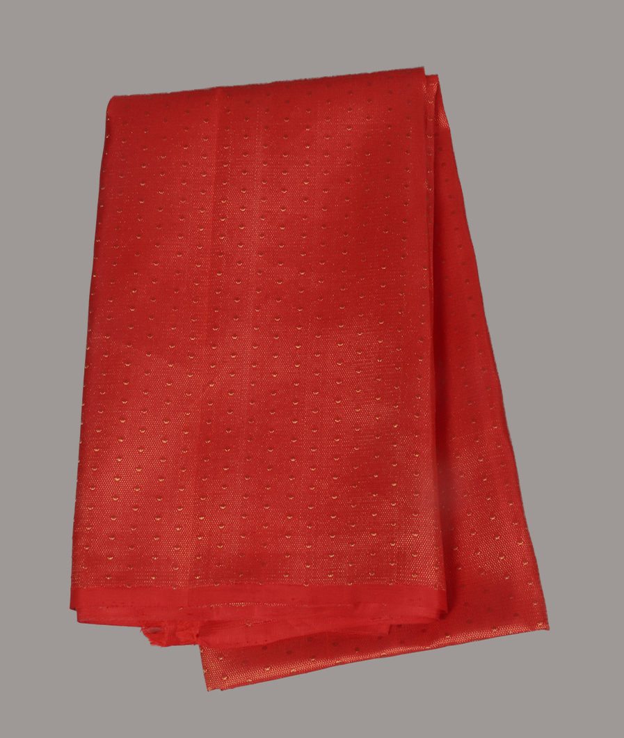 Red Handwoven Kanjivaram Silk Blouse T201488-image