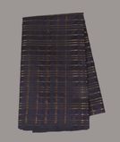 Midnight Blue Handwoven Kanjivaram Silk Blouse T4117871