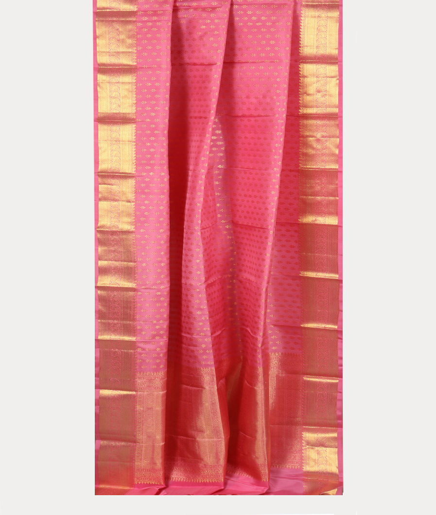 Pink Handwoven Kanjivaram Silk Dupatta T4198232