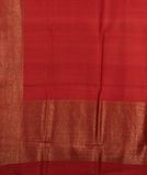 Red Banaras Tussar Georgette Saree T3094864