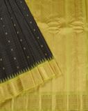 Black Gadwal Silk Saree T4192722