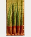 Yellowish Green Handwoven Kanjivaram Silk Saree T1118482