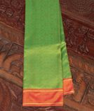 Green Handwoven Kanjivaram Silk Saree T1343881