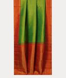 Green Handwoven Kanjivaram Silk Saree T1343882