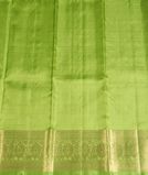 Green Handwoven Kanjivaram Silk Pavadai T3789402