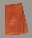 Orange Handwoven Kanjivaram Silk Blouse T3986791