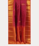 Reddish Pink Handwoven Kanjivaram Silk Saree T3077782