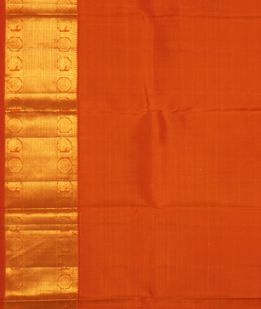 Reddish Pink Handwoven Kanjivaram Silk Saree T3077783