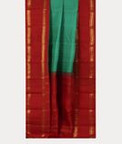 Green Handwoven Kanjivaram Silk Saree T4042402