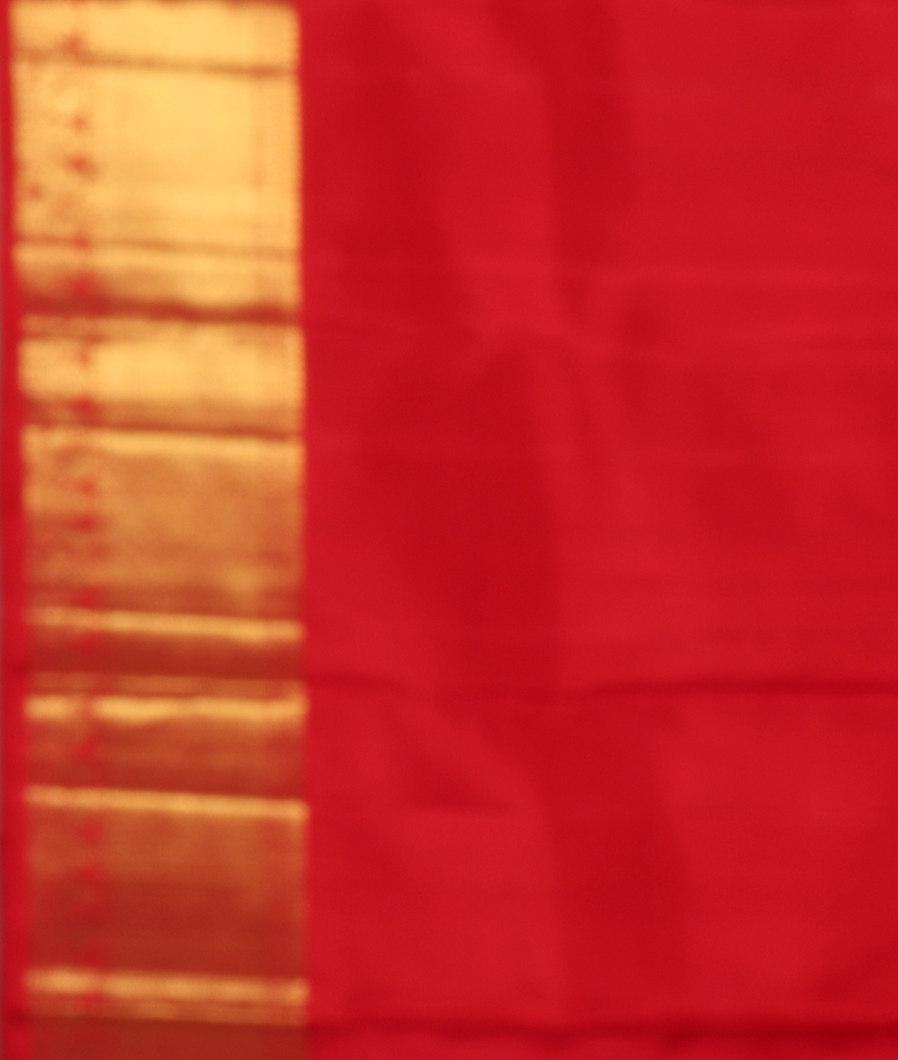 Red Handwoven Kanjivaram Silk Saree T3976903