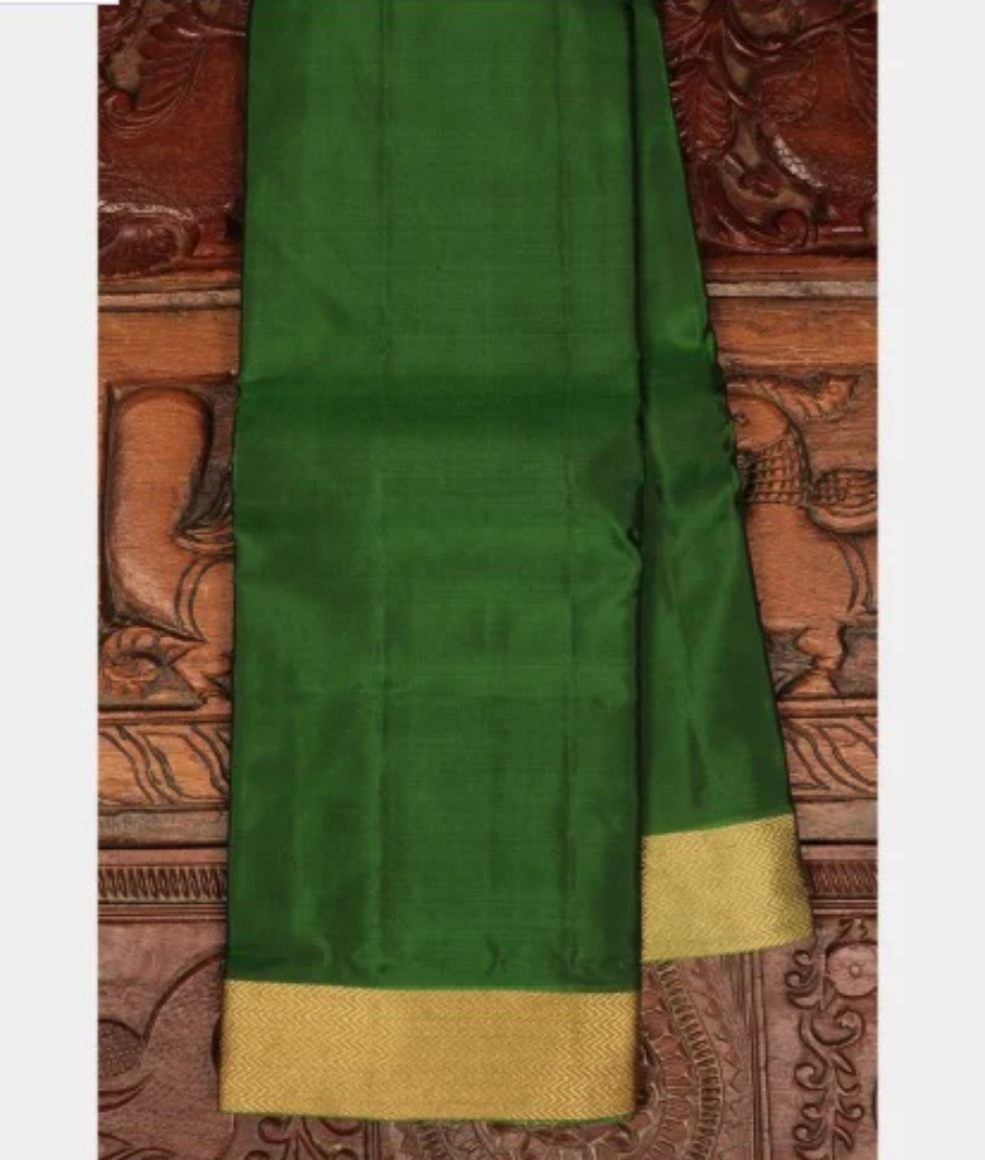 Green Soft Silk Saree T425729-image