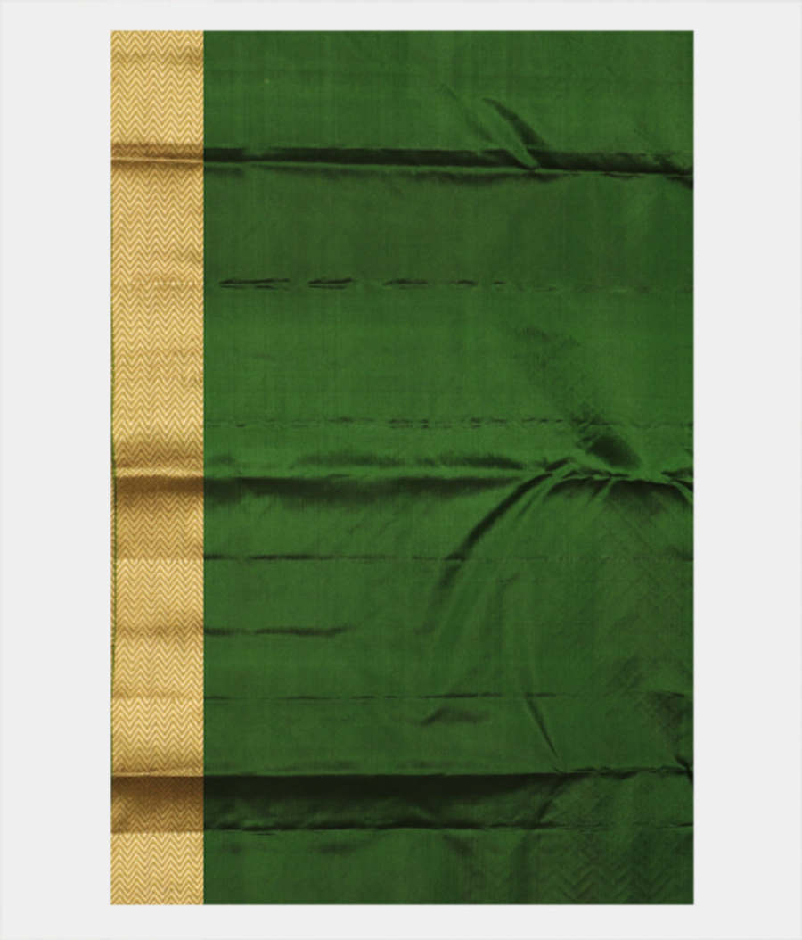 Green Soft Silk Saree T4257293